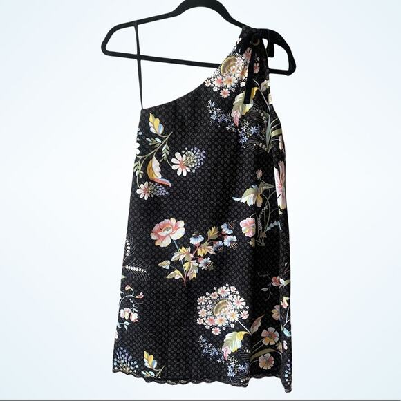 Anthro X Maeve NWT Ashbury One Shoulder cocktail Dress size 2 - Picture 14 of 16